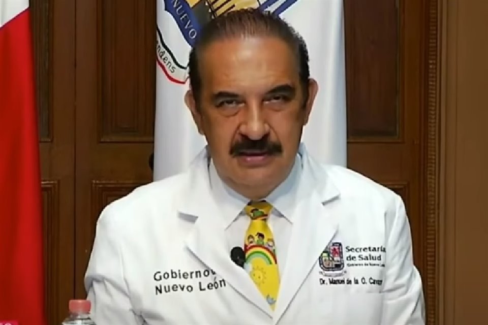 Manuel de la O, Secretario de Salud de Nuevo León.