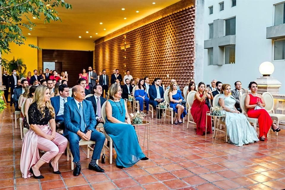 Durante la ceremonia.