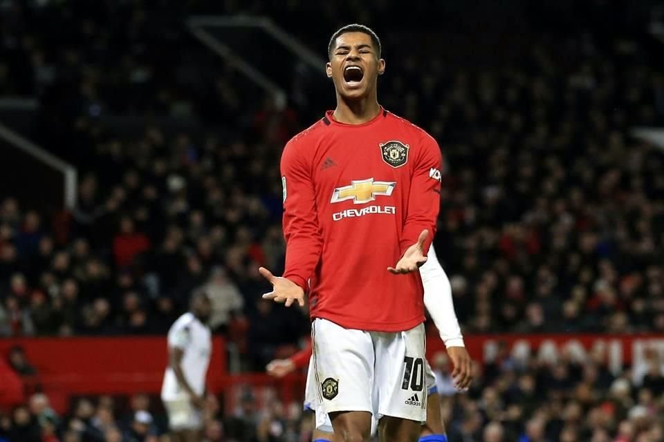 Rashford no tuvo el apoyo del gobierno.