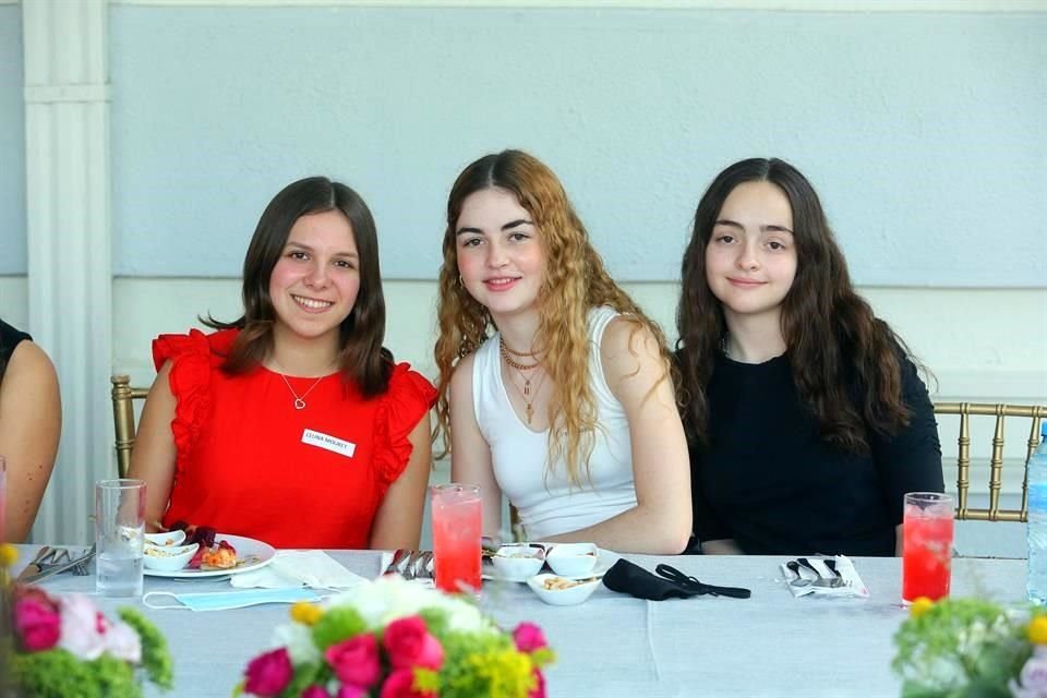 Celina Mouret, Maki Serna y Regina Serna