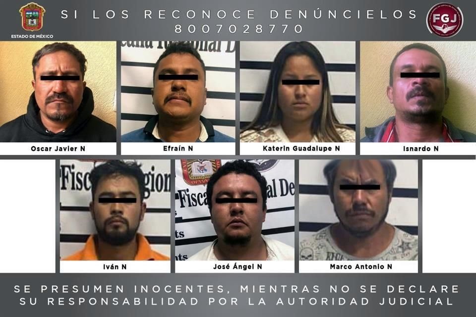 Las siete personas detenidas forman parte del grupo criminal conocido como 'Los Talibanes'