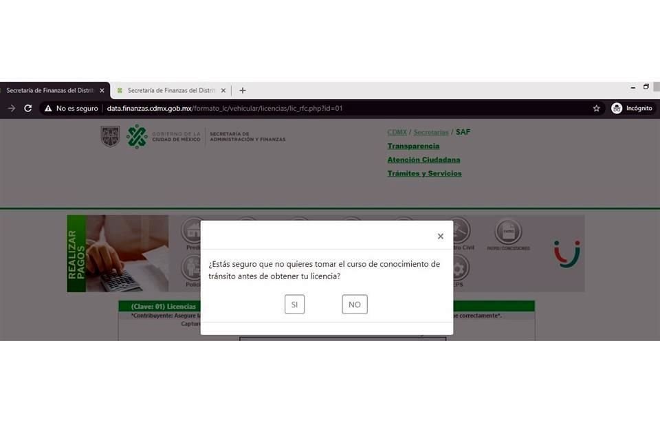 El examen es voluntario.