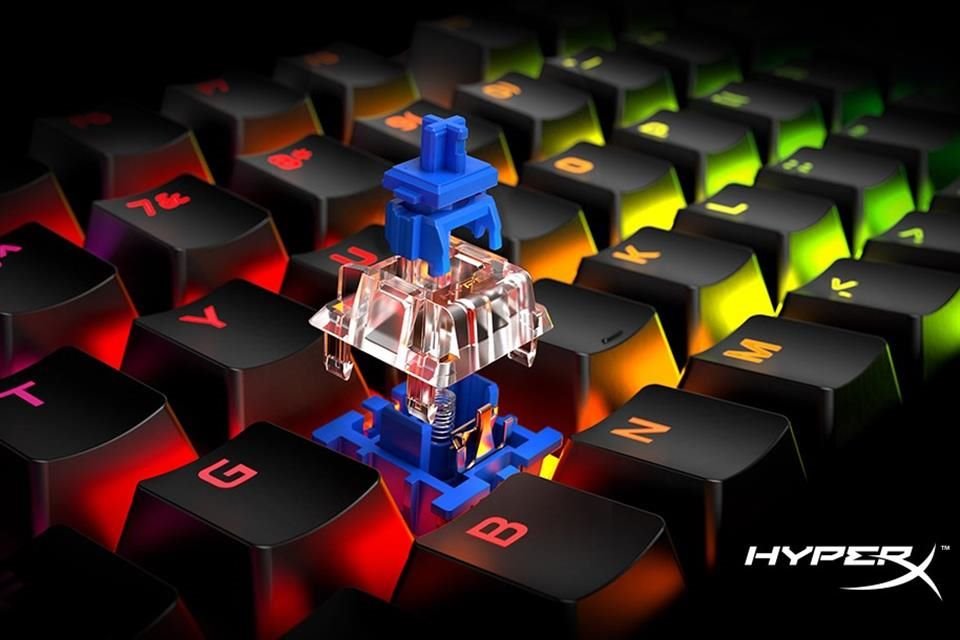 Al igual que la versión Origins Core, el teclado  HyperX Alloy Origins incorpora interruptores mecánicos HyperX Azules, que prometen hasta 80 millones de pulsaciones sin perder su respuesta.