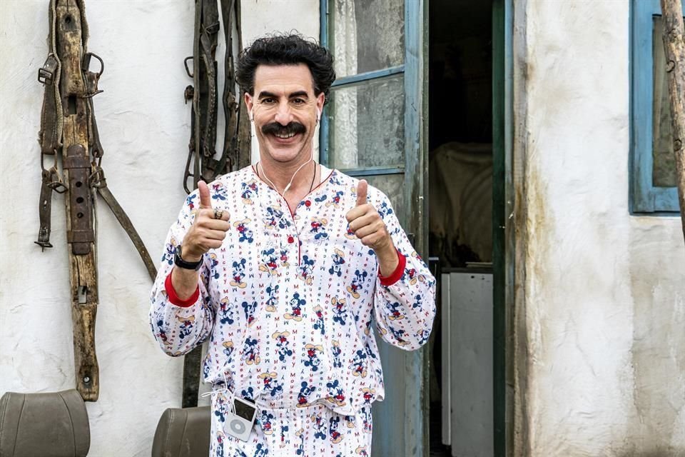 Sacha Baron Cohen en una escena de 'Borat Subsequent Moviefilm.'