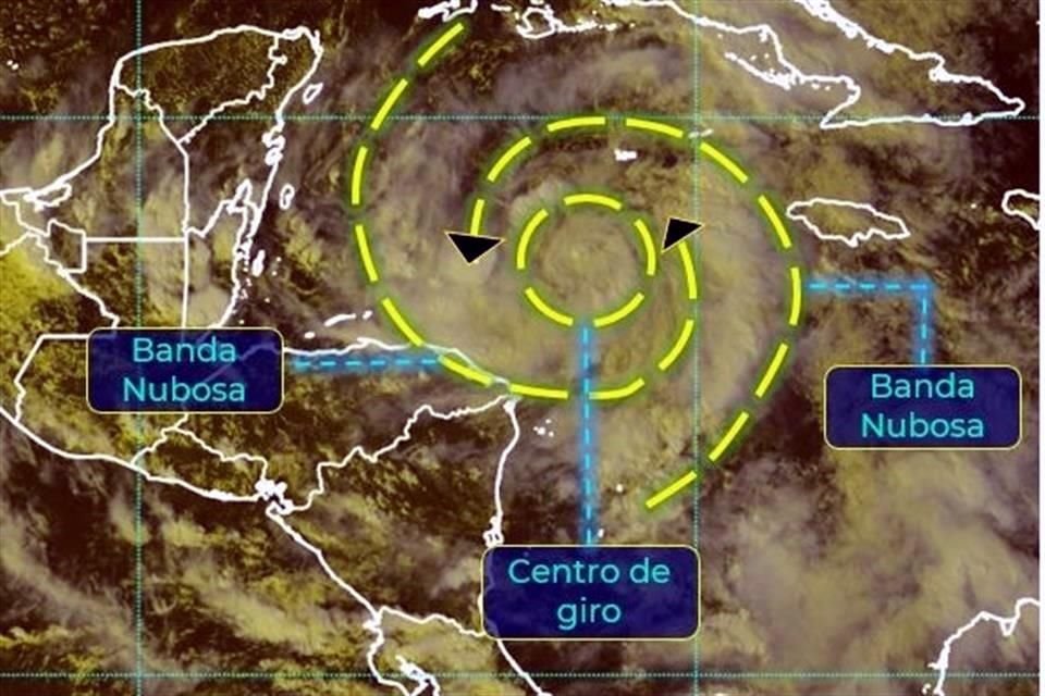 El fenómeno impactaría el lunes a Quintana Roo.