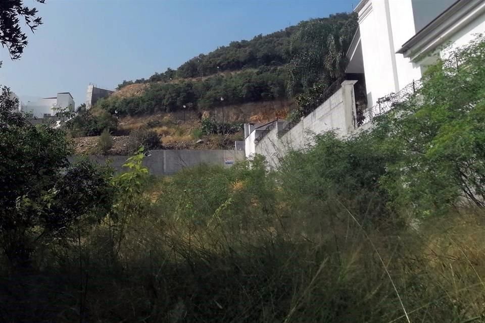Las construcciones en las colonias Lomas de Valle Alto y Loma Bonita han terminado con una enorme área verde.