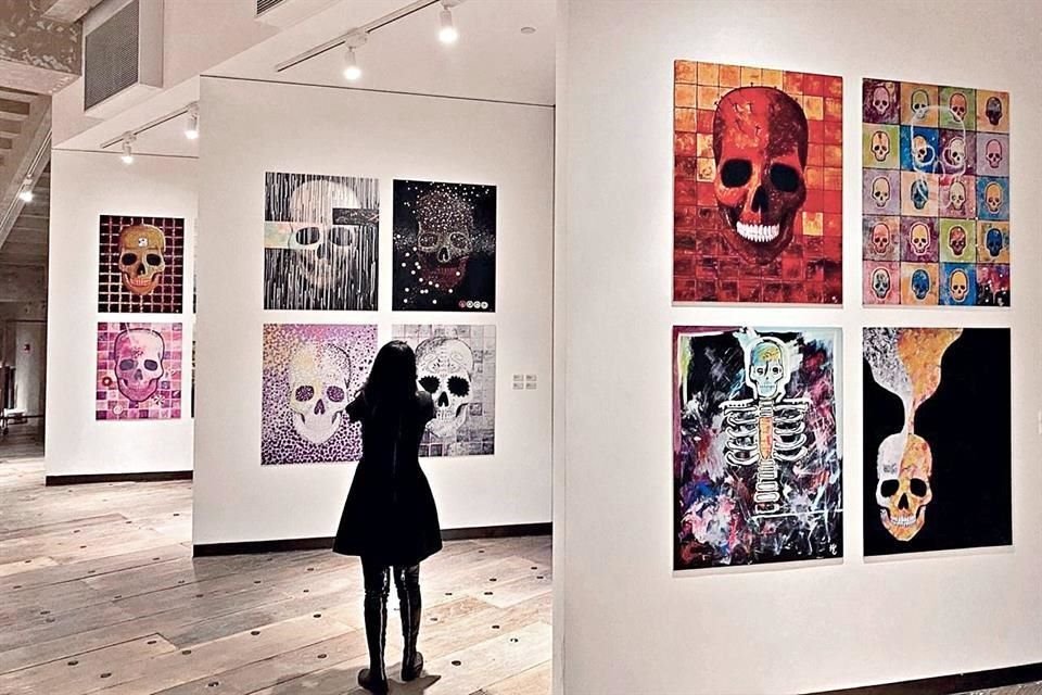 La exposición 'Color calavera' se presenta en el Centro de Arte CHAO, en Beijing.