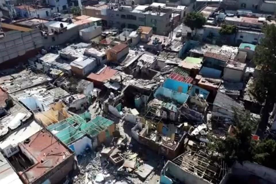 La CDMX inició este 2020 el proyecto para que en el predio de 6 mil metros cuadrados las viviendas irregulares sean sustituidas por otras que sí cumplan con la ley de construcción.