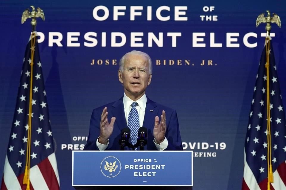 Joe Biden, Presidente electo de Estados Unidos.