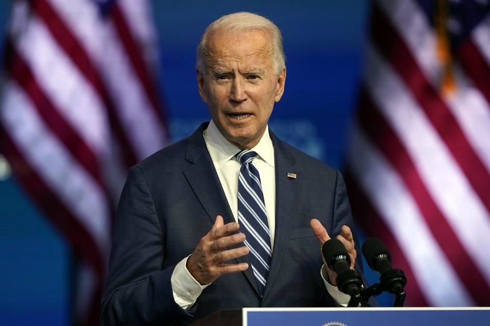 Llegada de Biden implicará retos económicos principalmente por el lado de la política energética.