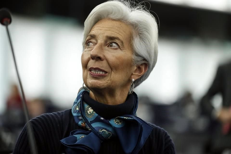 Christine Lagarde,  presidenta del BCE.