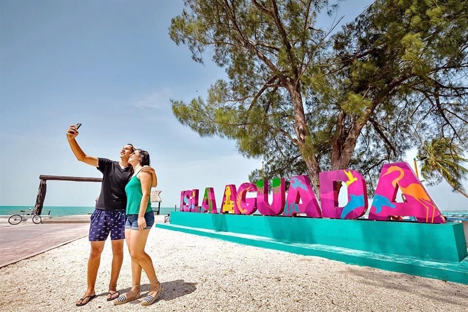 Aquí puedes abordar una lancha con rumbo a la reserva natural de Laguna de Términos, con el fin de avistar durante el trayecto a los delfines nariz de botella.