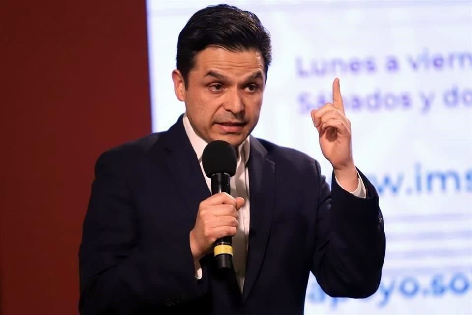 Zoé Robledo, director del IMSS.