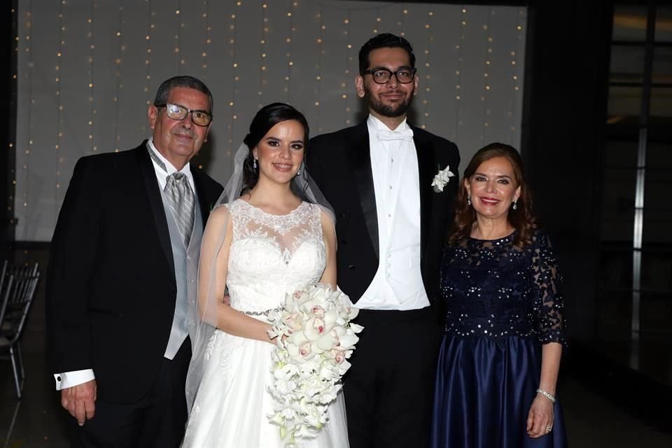 Jaime Montemayor González, Adriana Lucía Montemayor Molina, Jorge Armando Serna Peña y María Trinidad Molina de Montemayor