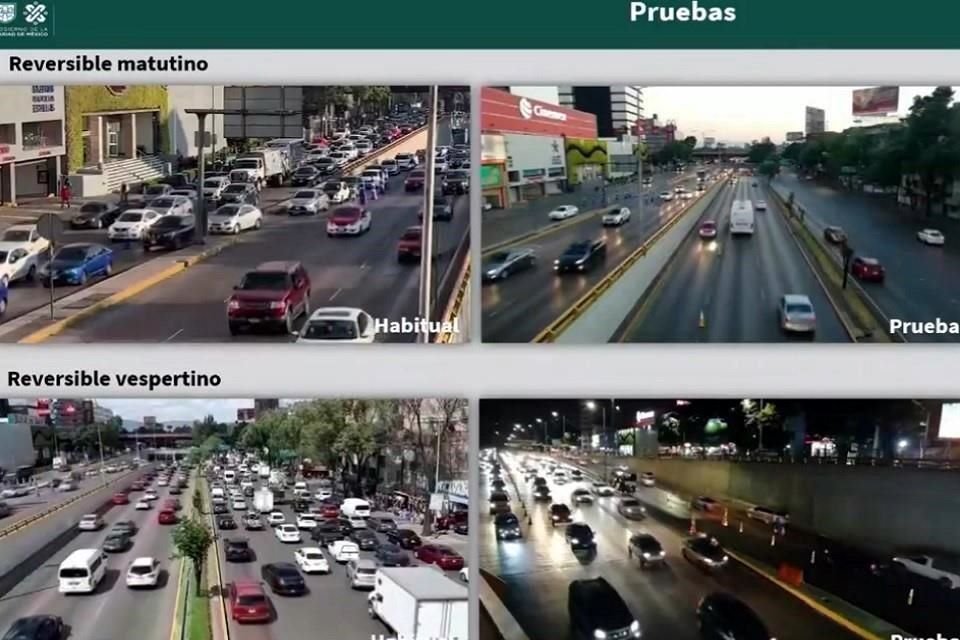 Con los reversibles se busca aumentar la velocidad a más del doble para agilizar el tránsito en la zona.