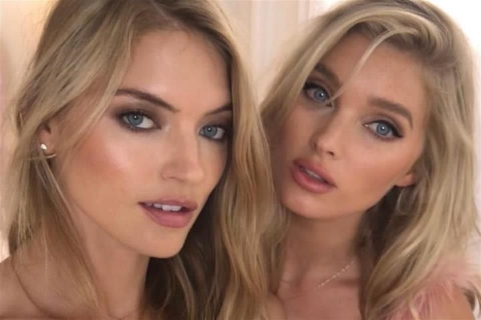 Martha Hunt compartió en Instagram un par de fotografías con Elsa Hosk.