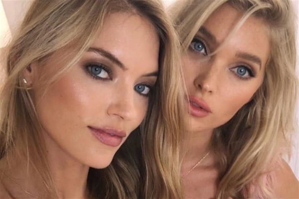 Martha Hunt compartió en Instagram un par de fotografías con Elsa Hosk.