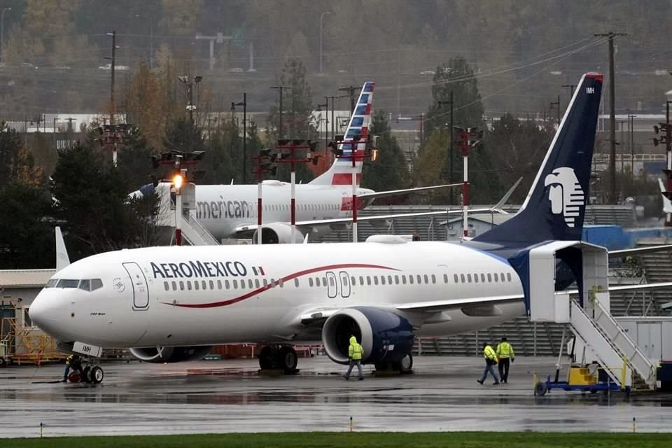 En noviembre, el factor de ocupación de Grupo Aeroméxico subió 2.1 puntos porcentuales respecto al mes previo.