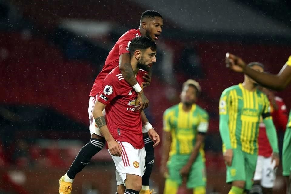 El tanto del portugués puso al United en el noveno puesto de la tabla.