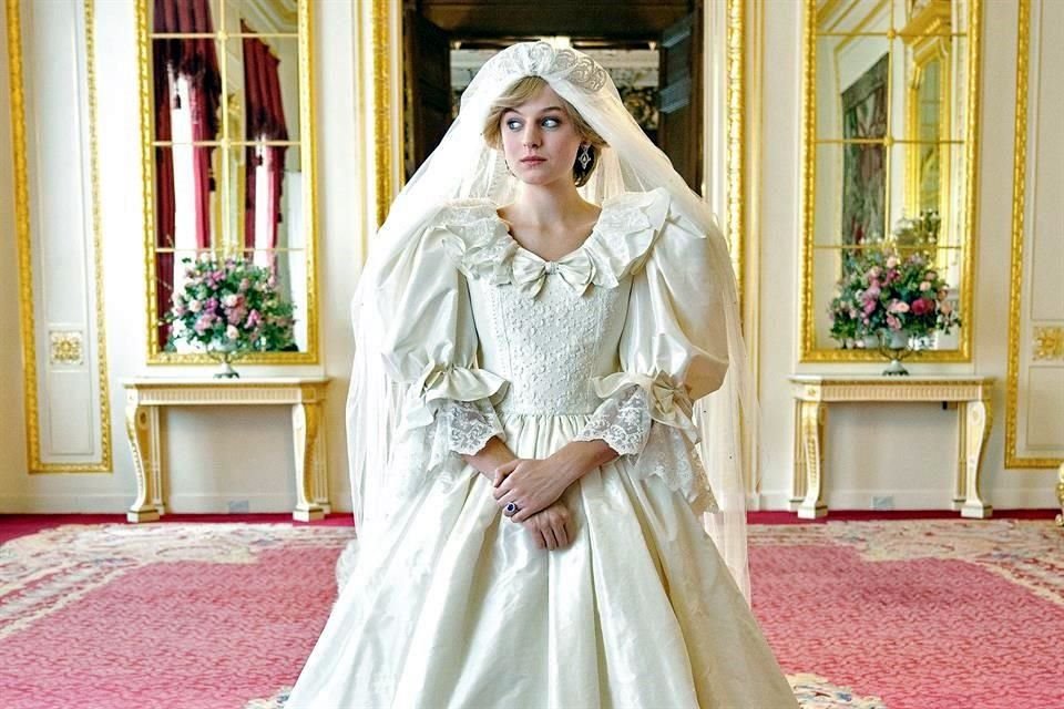 Recreación del vestido de novia de Lady Di.