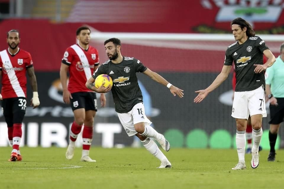 Con su gol, Bruno Fernandes comenzó todo al minuto 59.