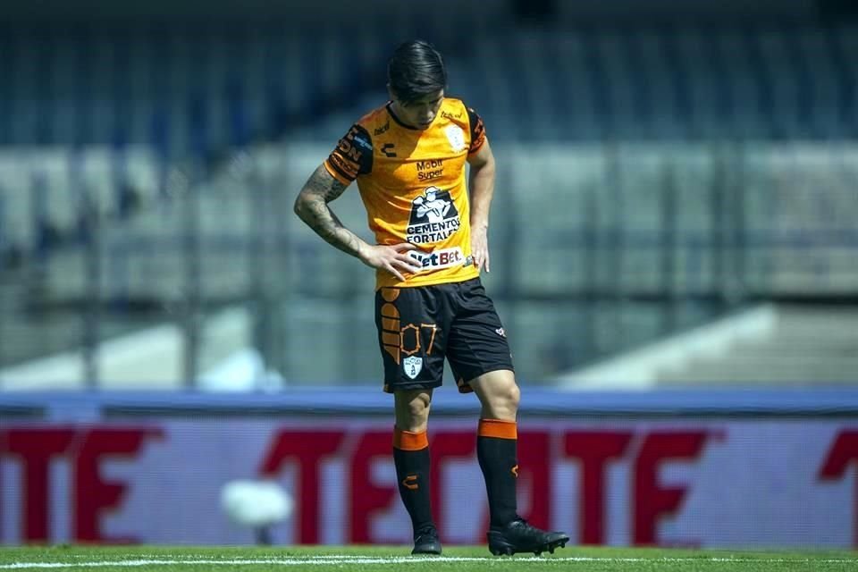 Víctor Dávila falló dos claras en la primera parte.