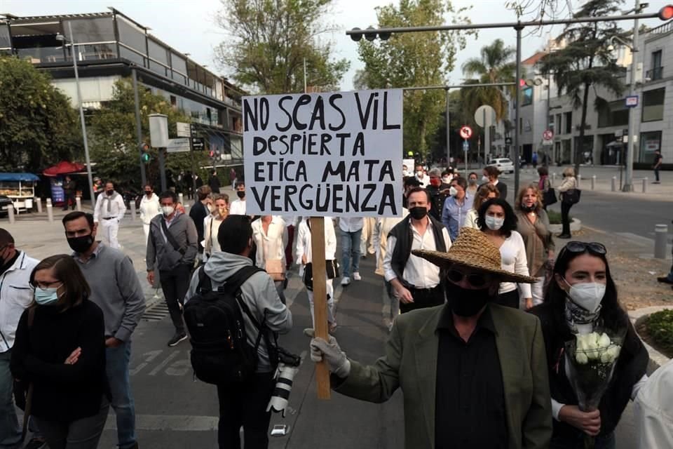 Marcha en Polanco Por Jaques Batipste Daniel Lormad.