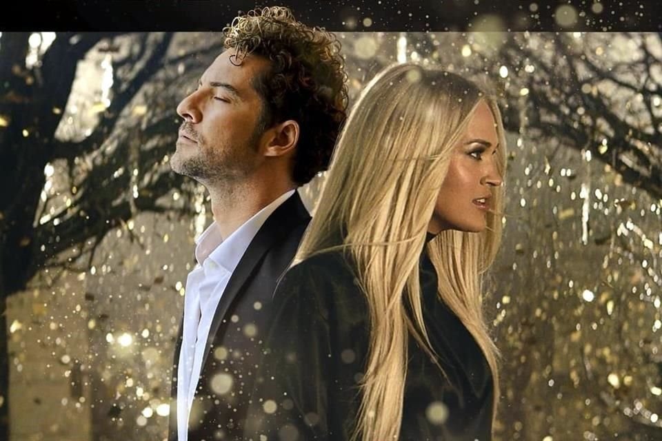 El español David Bisbal y la estadounidense Carrie Underwood cantan a dueto el tema 'Tears of Gold'.