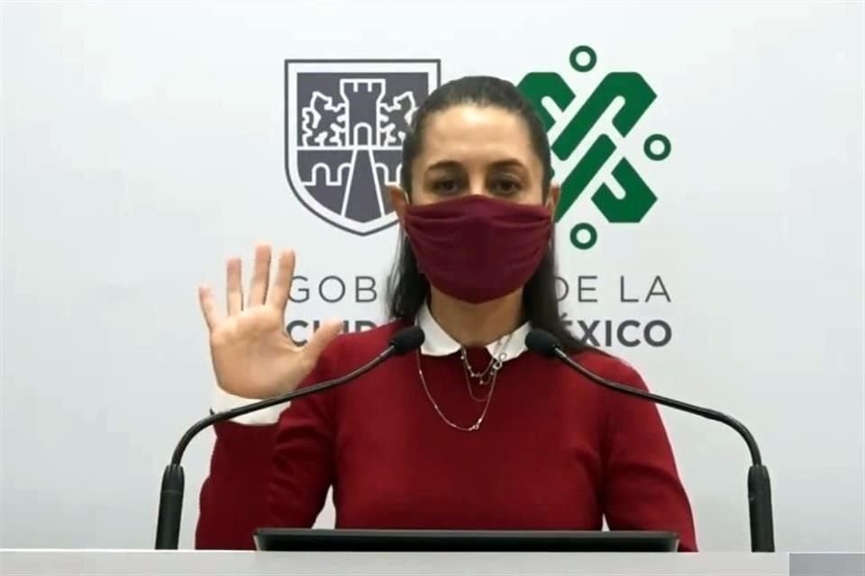 Claudia Sheinbaum, Jefa de Gobierno de la CDMX. 