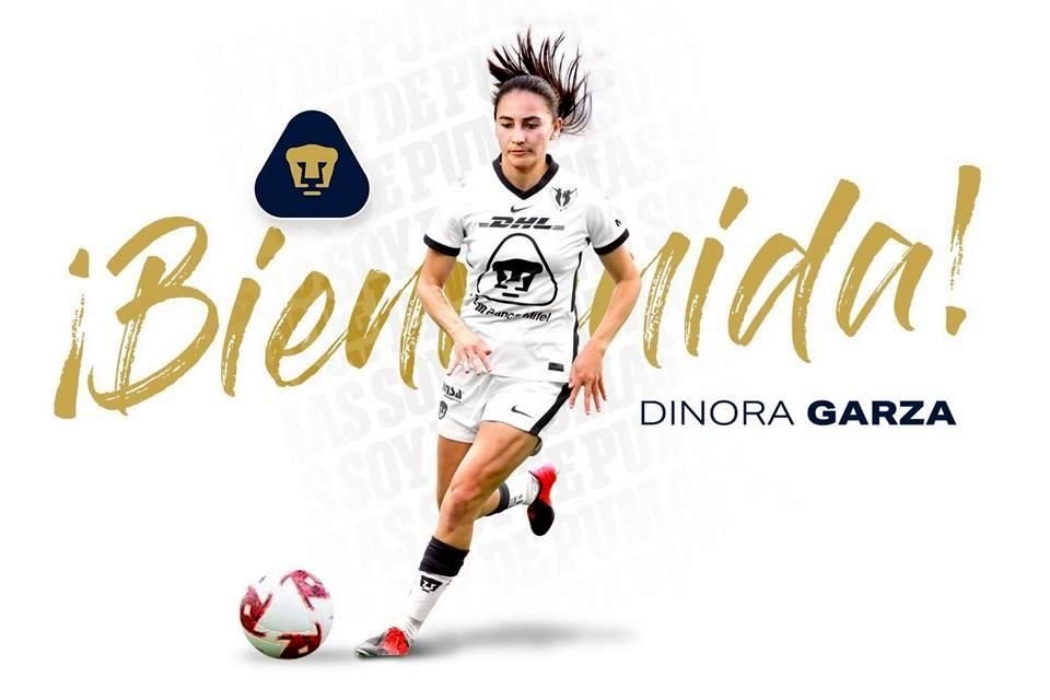 La jugadora Garza refuerza a los Pumas.