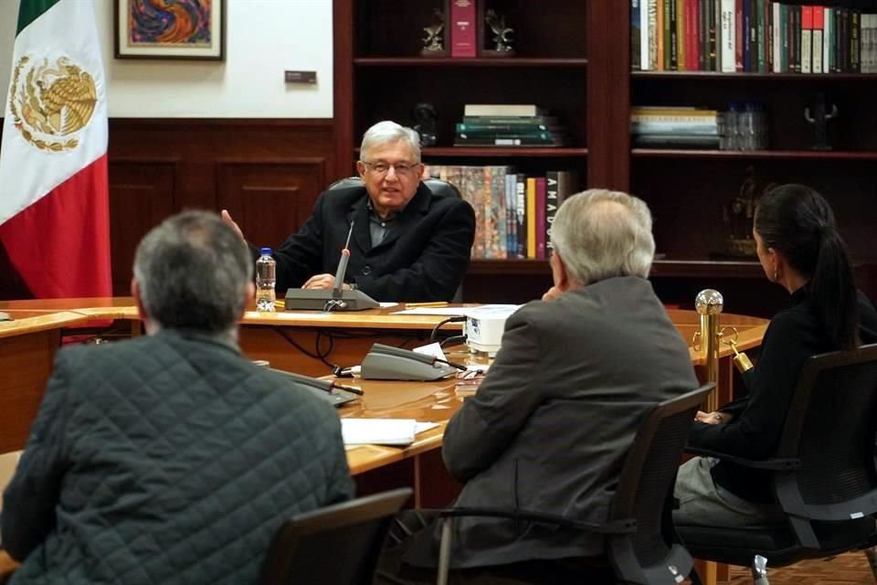 A la reunión acudió la Jefa de Gobierno de la CDMX.