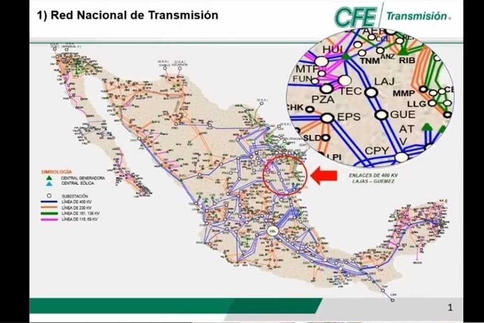 El evento que provocó la falta de energía ayer ocurrió entre Ciudad Victoria y Linares.