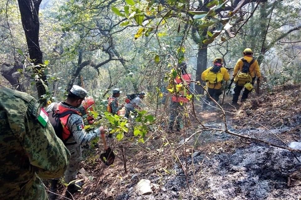 Protección Civil estatal informó que el siniestro fue reportado a las 14:30 horas del martes a la altura del Ejido Corral de Piedra.