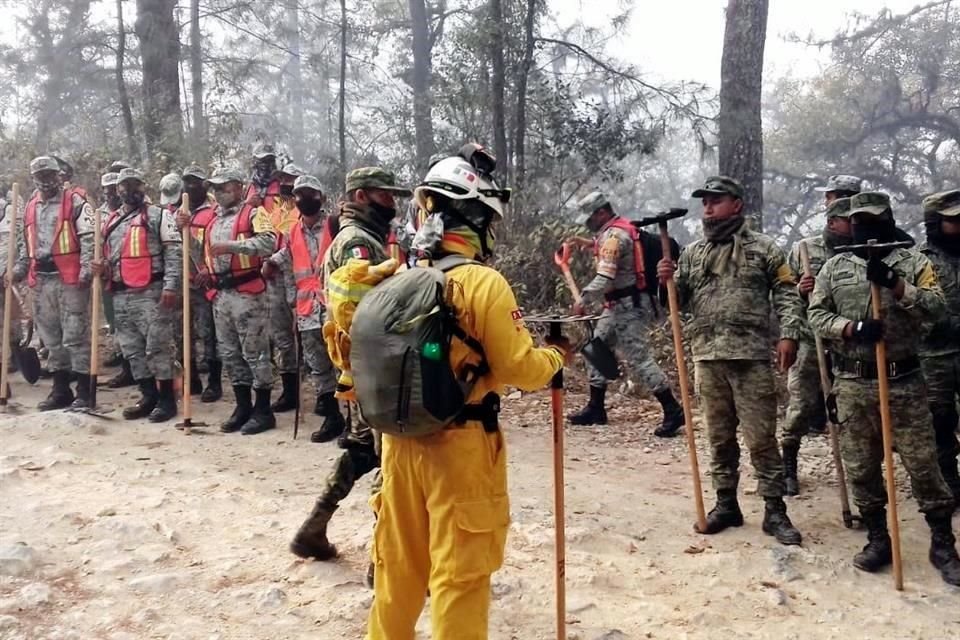 El incendio forestal que afectó unas 45 hectáreas en la Sierra de Santiago ya fue controlado esta tarde pese a las rachas de viento.