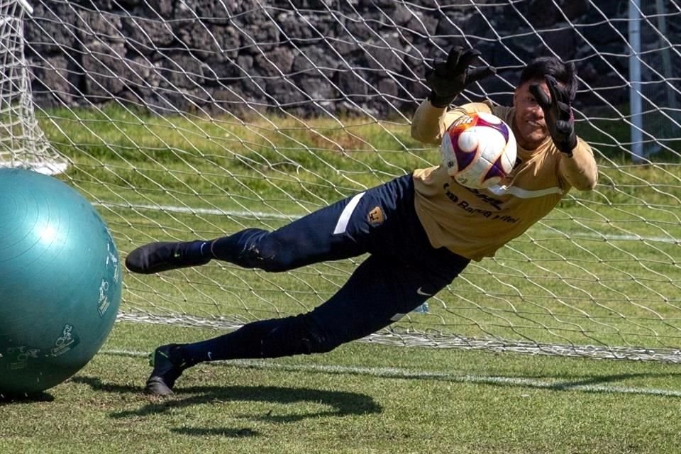 El arquero trabaja para retomar su nivel, luego de su lesión en la Liguilla del Guardianes 2020.