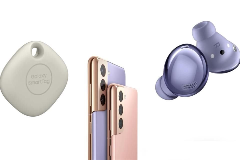 Tres smartphones Galaxy S21, los nuevos Galaxy Buds Pro y Galaxy SmartTag estarán disponibles a finales de este mes en algunos mercados.