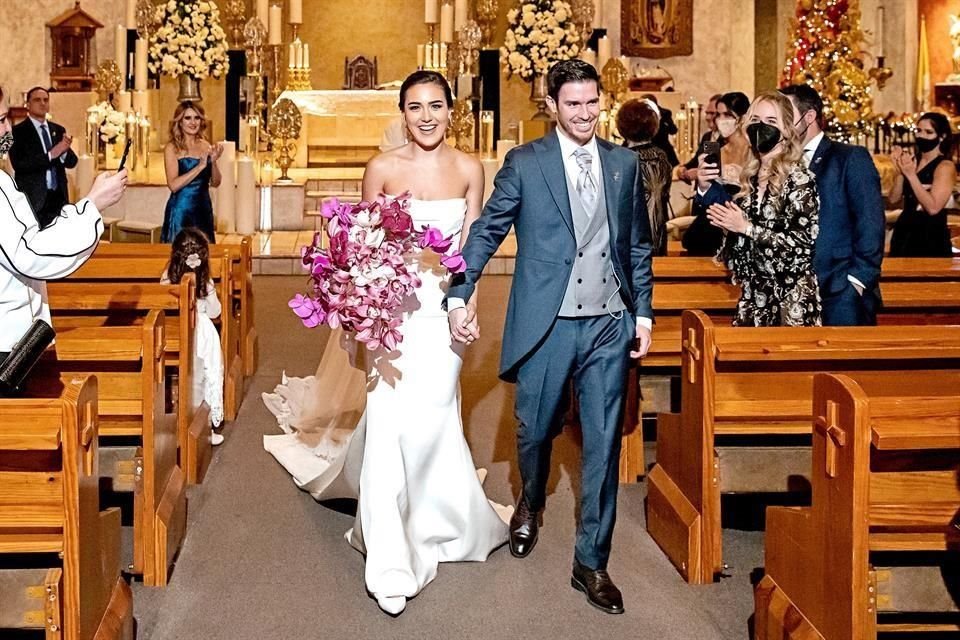 Roberta 'Bobe' Treviño y Adrián Garza Guajardo