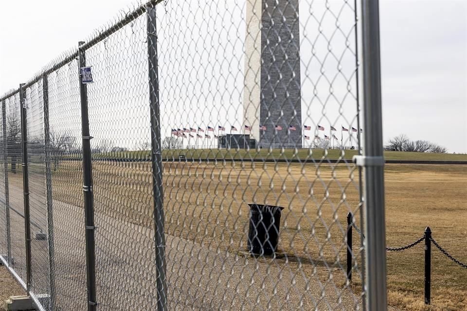 El national Mall, que conecta con el Capitolio de EU estará cerrado para visitantes durante la Investidura de Biden.