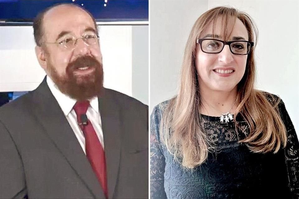 Raúl Romero Cabello (izq.), infectólogo pediatra y profesor de la Facultad de Medicina de la UNAM; Tania Smith, (der.) maestra  en Ciencias con especialidad en Farmacología.