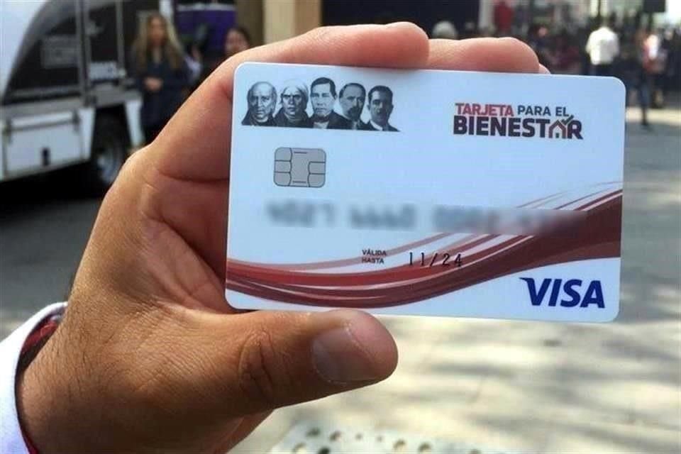 Tarjeta para el Bienestar.