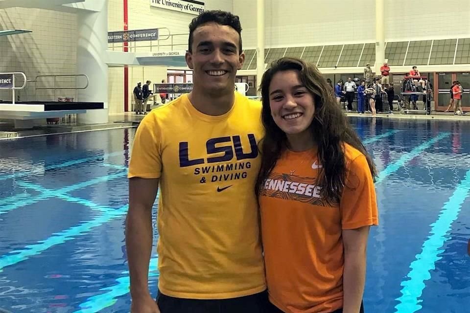 Los hermanos Celaya, Juan Manuel y Ana, están destacando con triunfos con sus universidades.