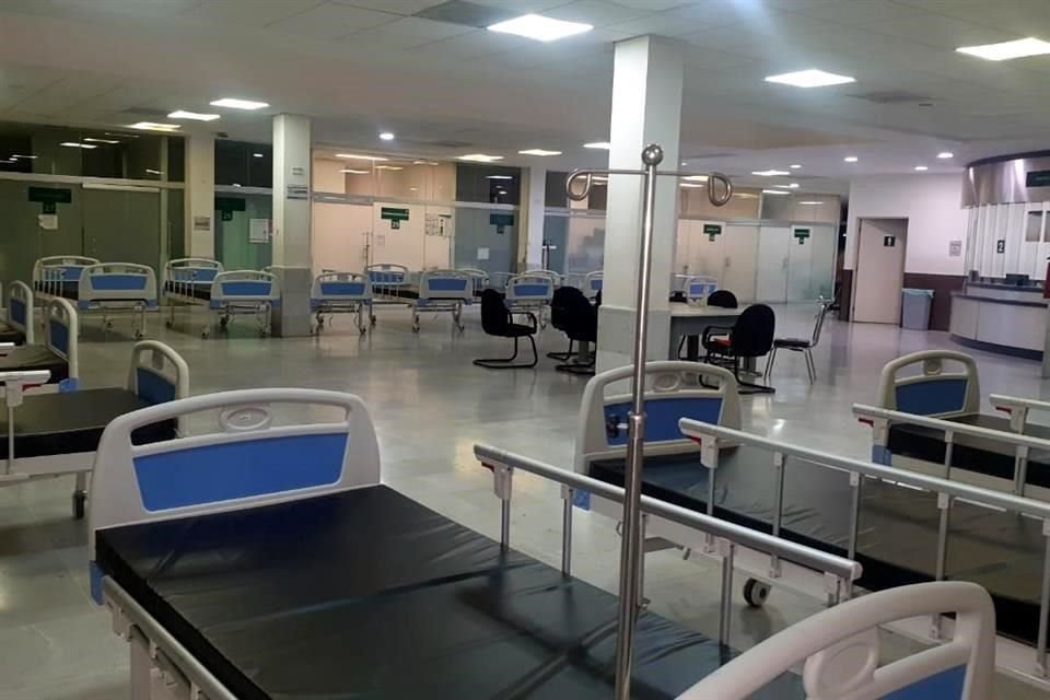 El IMSS de NL reportó terminada la primera fase de reconversión hospitalaria.