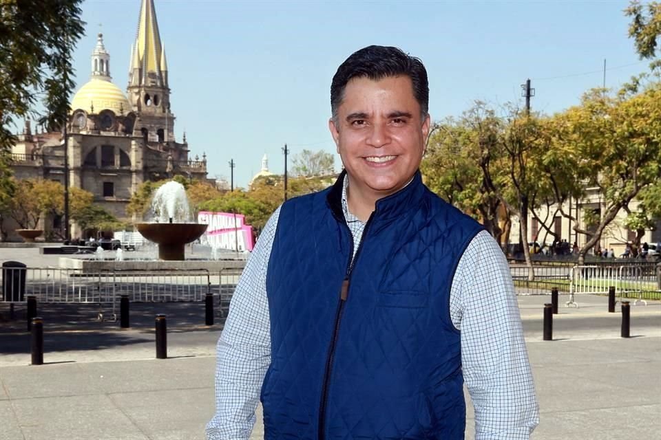 César Madrigal,  precandidato del PAN a la Alcaldía de Guadalajara.