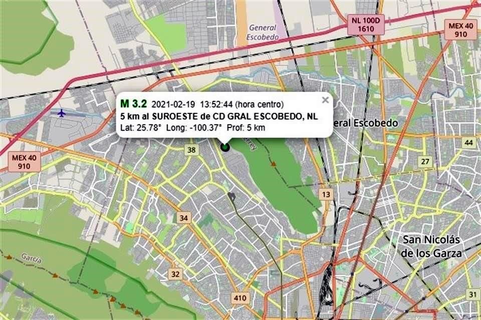 El sismo fue de 3.2 de magnitud