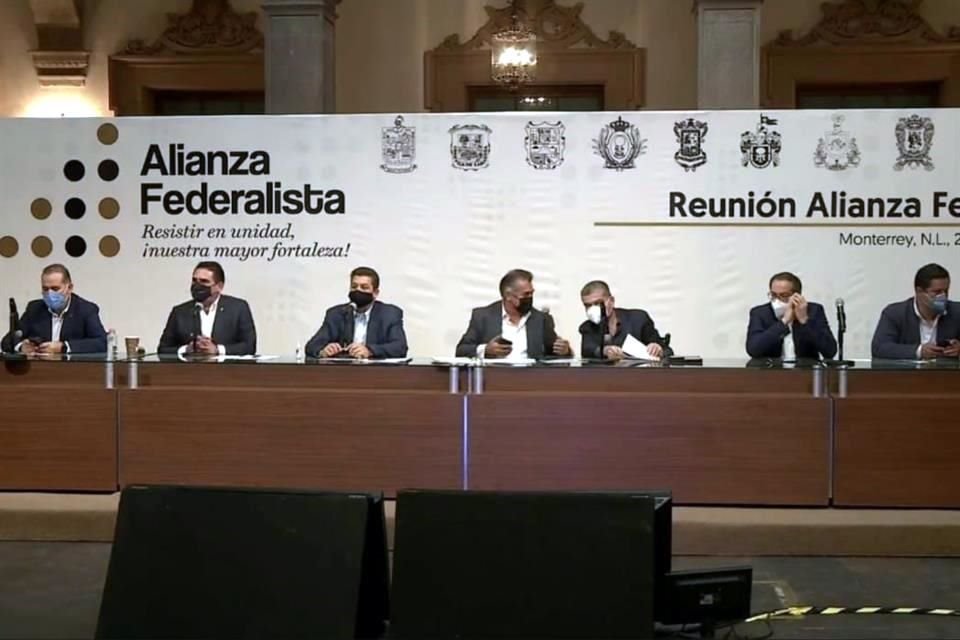 La Alianza Federalista expresó hoy su 'absoluto respaldo' al Gobernador de Tamaulipas ante el anuncio de juicio político en su contra.
