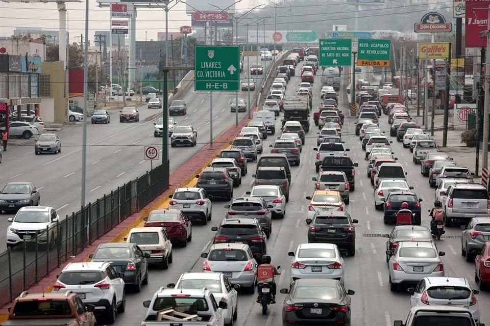 En este tramo de 10 kilómetros los automovilistas pueden llegar a hacer más de 40 minutos de camino.