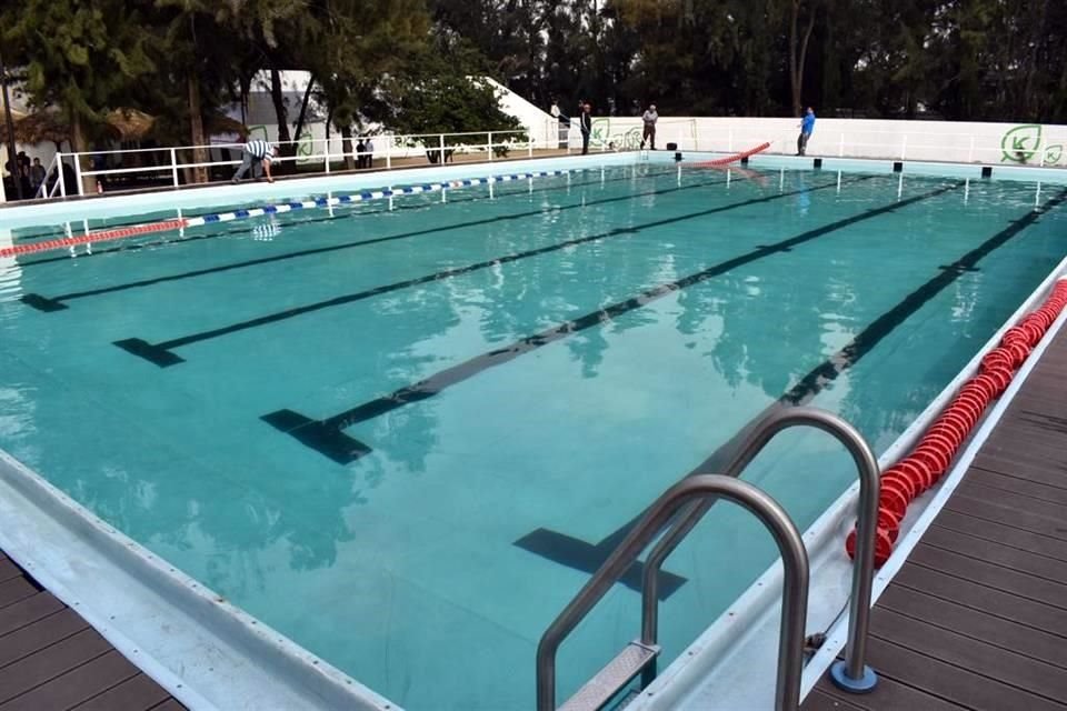 En la Ciudad Deportiva de Magdalena Mixhuca también se abrieron inscripciones para el uso de las albercas.