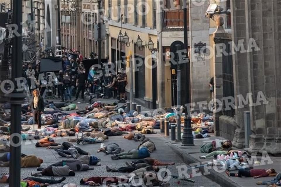 La escena se trabajó desde la madrugada de este miércoles.