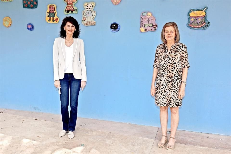 Susana Ortiz y Lily Navarro del Instituto Nuevo Amanecer