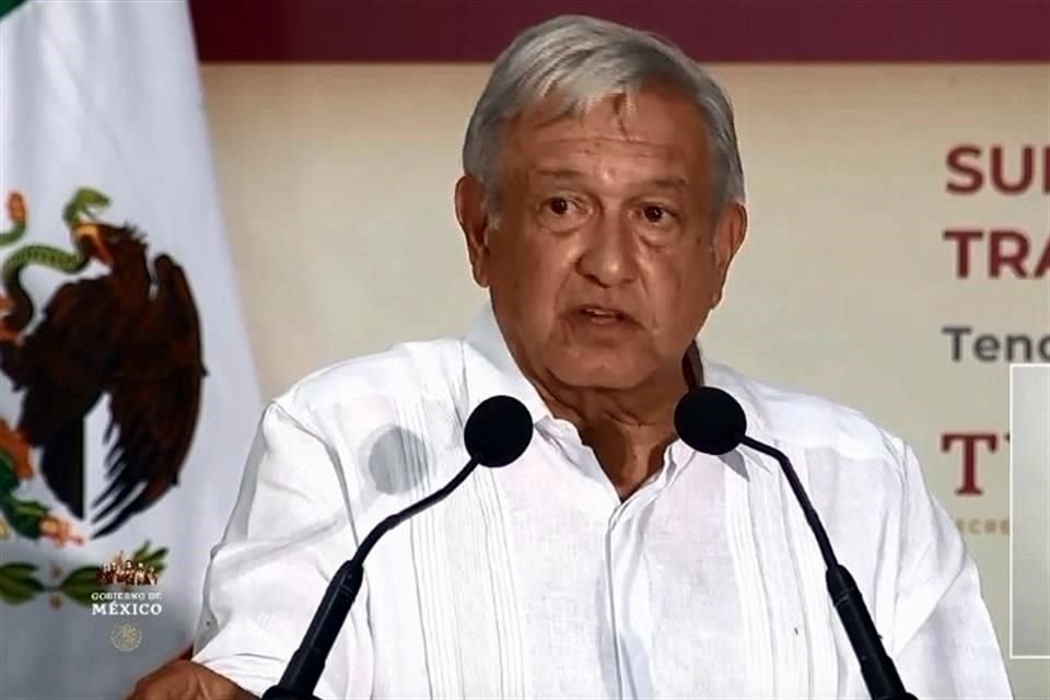 AMLO supervisó este fin de semana las obras del Tren Maya.